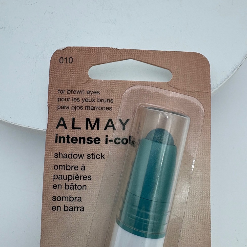 Almay Intense i-color Shadow‎ Stick 010 for Brown Eyes Teal Taupe NIP - Picture 2 of 5
